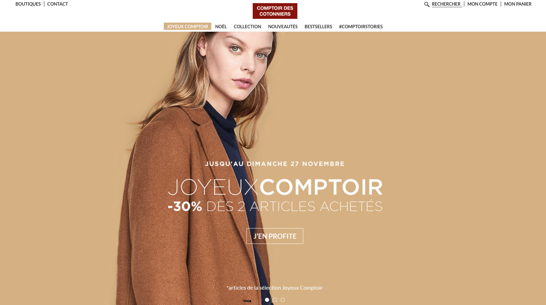 Lingerie translation Comptoir des Cotonniers