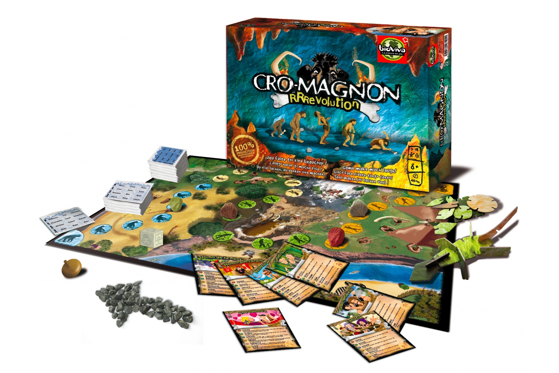 Localisation of the board game “Cro-magnon”